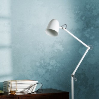 Rendl DANNY stojanová černá mosaz 230V LED E14 5W Barva: Bílá, Barva / Materiál: matný nikl