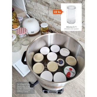 Zavařovací hrnec nerez - plastový kohout - DOMO DO42323PC
