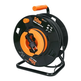 Solight Prodlužovací přívod na bubnu-1zásuvka-50m-3x1,5mm2-IP44 PB31