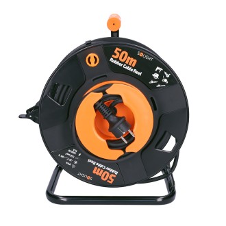 Solight Prodlužovací přívod na bubnu-1zásuvka-50m-3x1,5mm2-IP44 PB31