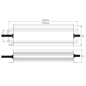 T-led LED zdroj 12V 200W SLIM-12V-200W Varianta: LED zdroj 12V 200W SLIM-12V-200W