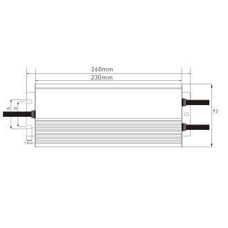 T-led LED zdroj 12V 500W SLIM-12V-500W Varianta: LED zdroj 12V 500W SLIM-12V-500W