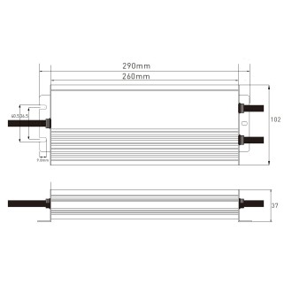 T-led LED zdroj 12V 600W SLIM-12V-600W Varianta: LED zdroj 12V 600W SLIM-12V-600W