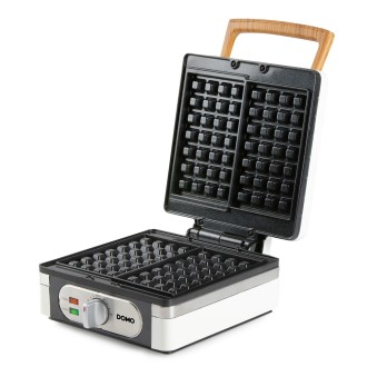 Vaflovač 4x7 s termostatem - bílý - DOMO DO9274W