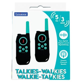 Digitální vysílačky s dosahem až 5 km, 3 kanály