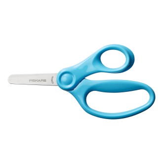 Nůžky dětské se zaoblenou špičkou  tyrkysové 13 cm (6+) 1064072 - Fiskars