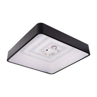 T-led LED svítidlo RENDO 48W CCT hranaté černé stropní Varianta: LED svítidlo RENDO 48W CCT hranaté černé stropní