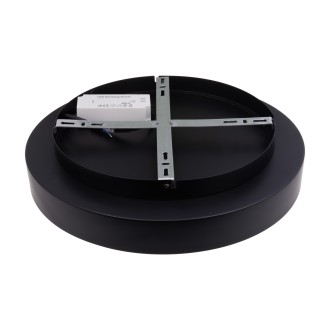 T-led SMART Tuya LED svítidlo ZULU 60W CCT kulaté černé Varianta: SMART Tuya LED svítidlo ZULU 60W CCT kulaté černé