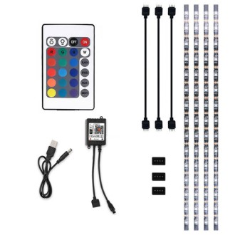 Solight LED WIFI smart RGB pásek pro TV, 4x50cm, USB