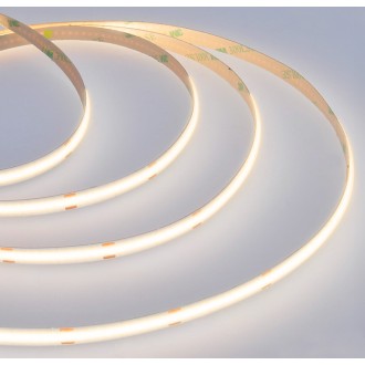 Solight LED COB pásek, sada s adaptérem, vypínač, 5m, 8W/m, 800lm/m, teplá bílá