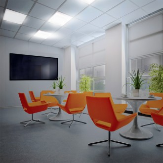 Solight LED světelný panel Backlit CCT, 36W, 3960lm, 3000/4000/5000K, Lifud, 60x60cm, 3 roky záruka, bílá barva