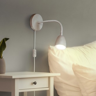 Solight LED nástěnná lampička, stmívatelná, 4W, 280lm, 3000K, bílá