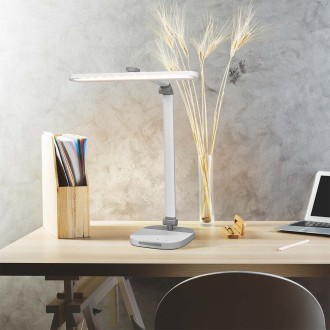 Solight LED stmívatelná lampička s nočním světélkem, 10W, 700lm, změna chromatičnosti