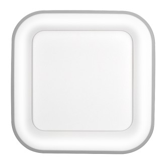 Solight LED stropní světlo čtvercové Treviso, 48W, 2880lm, stmívatelné, dálkové ovládání, šedá
