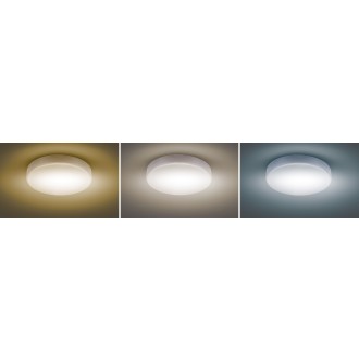 Solight LED osvětlení LECCE s dálkový ovladačem, 50W, 3000lm, 40cm, změna chromatičnosti, stmívatelné, bílá