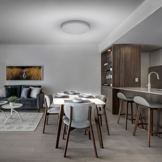Solight LED osvětlení LECCE s dálkový ovladačem, 50W, 3000lm, 40cm, změna chromatičnosti, stmívatelné, bílá
