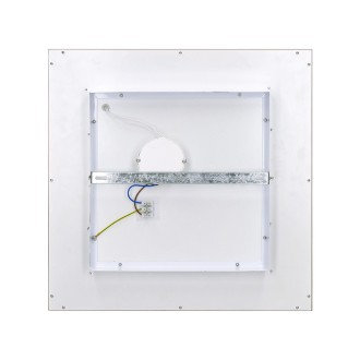 Solight LED stropní osvětlení s dálkovým ovládáním, čtvercové, dekor dřeva, 3000lm, 40W, 45x45cm
