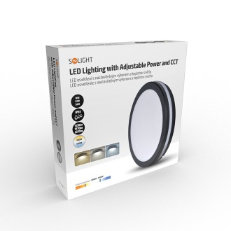 Solight LED osvětlení s nastavitelným výkonem a teplotou světla, 18/22/26W, max. 2210lm, 3CCT, IP65, 30cm