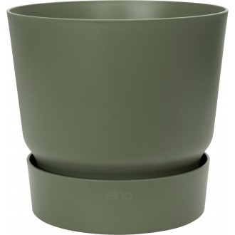 Obal Greenville Round - leaf green 25 cm