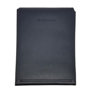DeTech HP Kožené pouzdro na notebook 15.6", černá