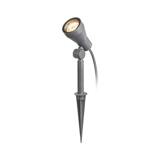 Rendl - DIREZZA na bodci stříbrnošedá 230V LED GU10 8W IP54 Barva: Šedá