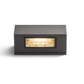 Rendl - WOOP nástěnná bílá 230V R7s 78mm 12W IP54 Barva: Šedá
