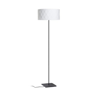 Rendl - CORTINA/JAKARANDA stojanová bílá/bílá textil/kov 230V LED E27 15W Barva: Černá