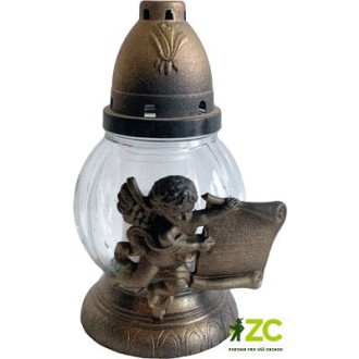 Svíčka sklo lampa - 45 g anděl