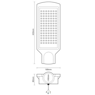 NEDES LED pouliční svítidlo 100W / 4000K - LSL323N