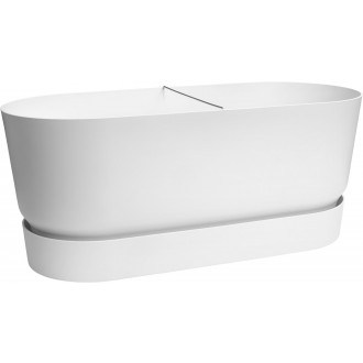 Truhlík Greenville Terrace - white 80 cm