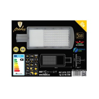 NEDES LED pouliční svítidlo 80W / 2700K - LSL513
