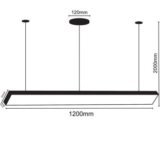 NEDES LED svítidlo 32W / 4000K - LCL7021-H