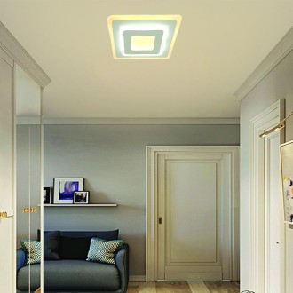 NEDES LED stropní lampa s dálkovým ovladačem 30W - J1346/W