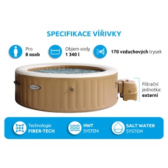 Vířivý bazén Pure Spa NP - Bubble HWS 8