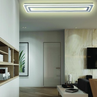 NEDES LED stropní lampa s dálkovým ovladačem 170W - J1343/W