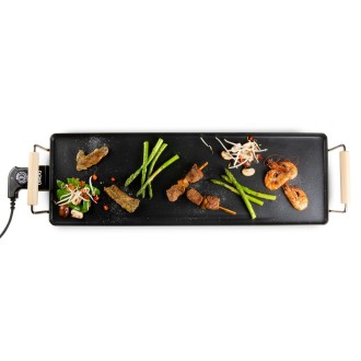 Rodinný gril Teppanyaki - Wood Look - DOMO DO8312TP