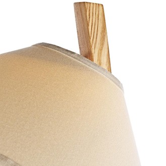 NEDES Designová stojací lampa z masivního dřeva E27 / 60W - WRE201