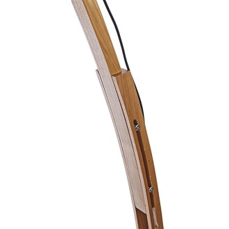 NEDES Designová stojací lampa z masivního dřeva E27 / 60W - WRE201