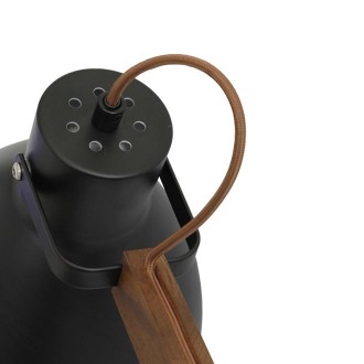 NEDES Designová stojací lampa z masivního dřeva E27 / 60W - WRE152