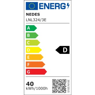 NEDES LED prachotěsné nouzové svítidlo 40W / 5W / IP65 / 1200 / 4000K / E - LNL324/3E
