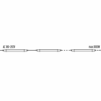 NEDES LED prachotěsné nouzové svítidlo 40W / 5W / IP65 / 1200 / 4000K / E - LNL324/3E