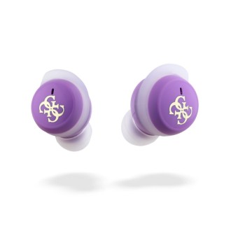 Guess 4G Logo Mini TWS Bezdrátová Sluchátka - růžová