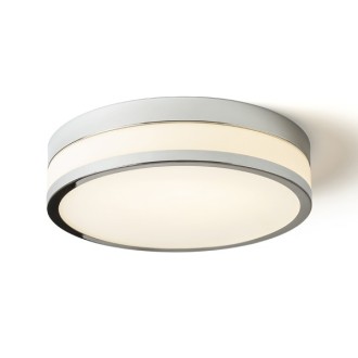 Rendl - CIRA LED 35 stropní opálové sklo/černá 230V LED 24W IP44 3000K Barva/Materiál: chrom, opálové sklo