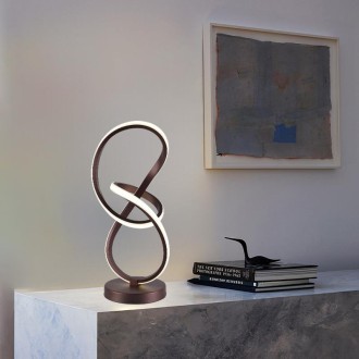 NEDES - LED designová stolní lampa 28W - JT1302/BR