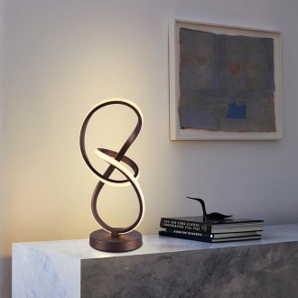 NEDES - LED designová stolní lampa 28W - JT1302/BR
