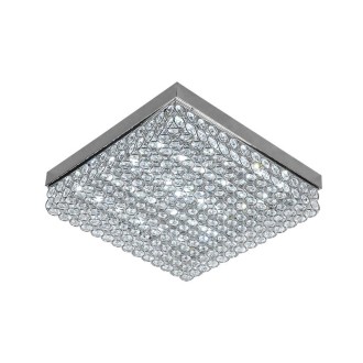 NEDES - LED stropní luxusní svítidlo s dálkovým ovladačem 55W - J2305/CH