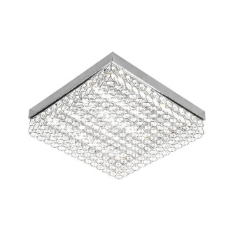 NEDES - LED stropní luxusní svítidlo s dálkovým ovladačem 55W - J2305/CH