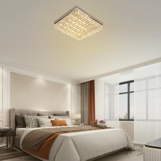 NEDES - LED stropní luxusní svítidlo s dálkovým ovladačem 55W - J2305/CH