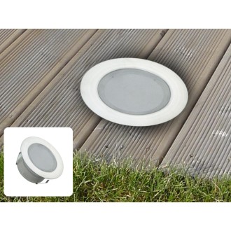 NEDES - LED podlahové svítidlo 1,5W / IP67 FL105 / 2800K - LFL114