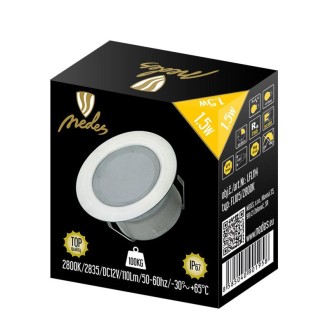 NEDES - LED podlahové svítidlo 1,5W / IP67 FL105 / 2800K - LFL114